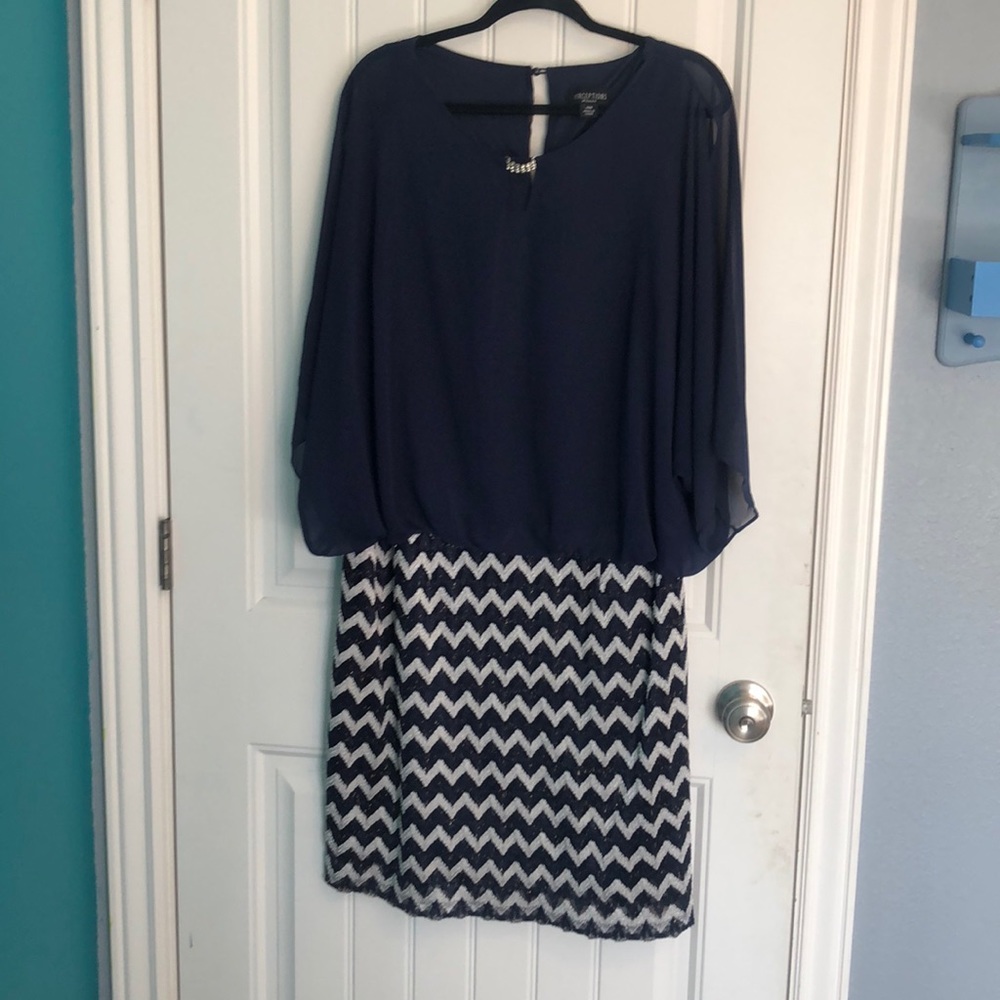 Navy blue, formal dress